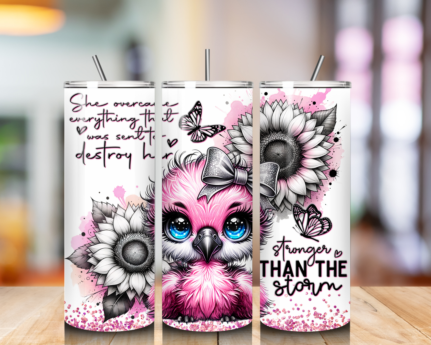 20 oZ Tumbler " Süßer Vogel"