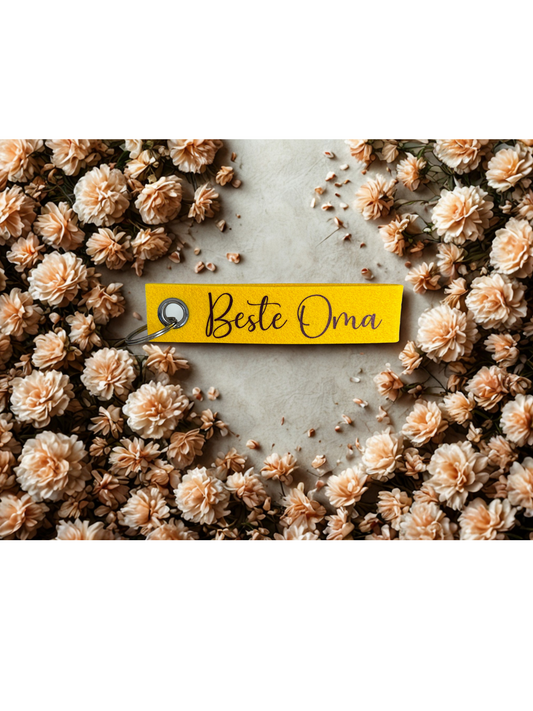 Schlüsselanhänger "Beste Oma" Filz