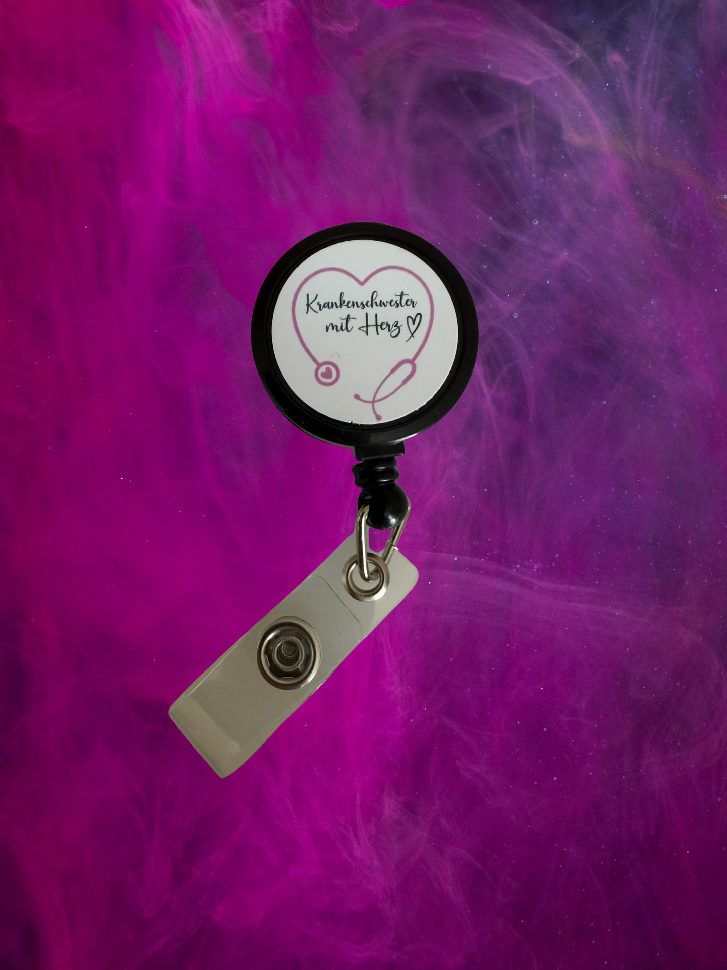 Schlüsselkarten Anhänger ausziehbar "Krankenschwester"